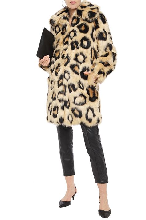 michael kors leopard coat|michael kors leopard print coats.